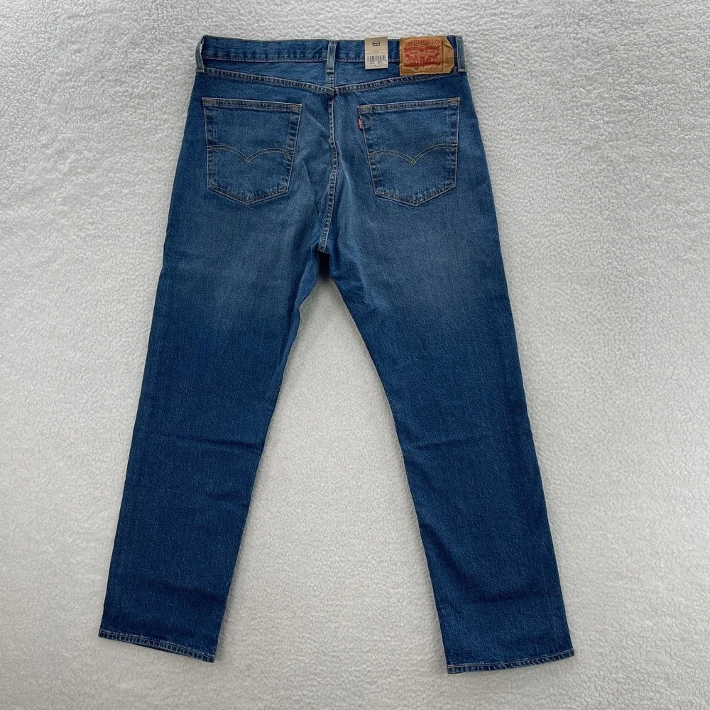 Levis Jeans Mens 36x32 Blue 501 '93 Straight Button Fly Denim Grunge 90s Skater